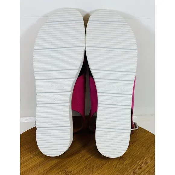 gentle souls by Kenneth Cole Kiki Comfort Sandals Size 8.5M Hot Pink Leather NWT