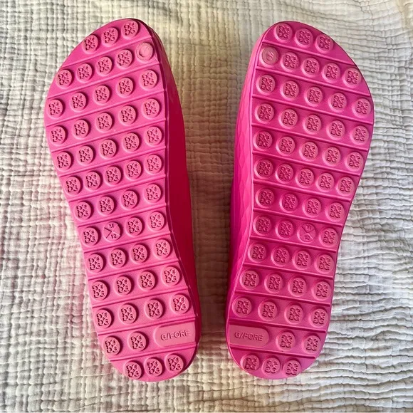 G/Fore | Hot Pink Unisex G/Slide Street Shoe Recovery Slide Sandals Rubber