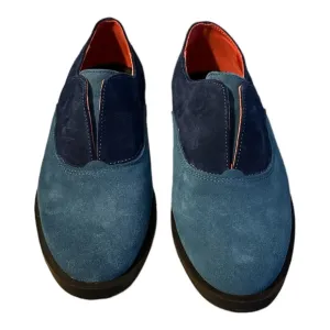 Girotti slip on suede shoes size 37 blue shades
