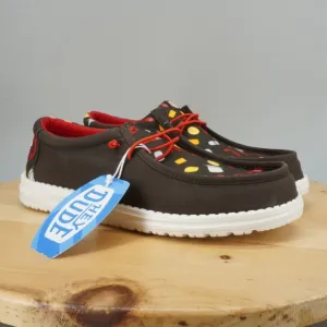 Hey Dude Wally Crawfish Mens Size 10 Shoes Sneakers Slip On Comfort Brown NEW
