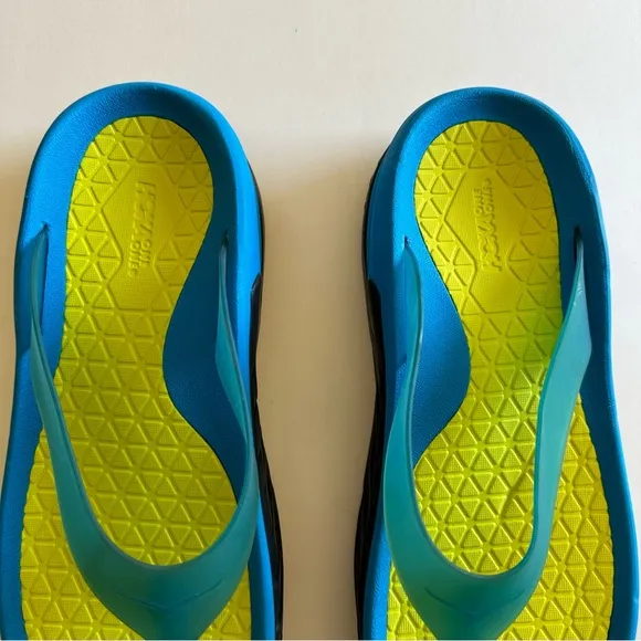 Hoka Blue Ora Flip Flop Recovery Thong Sandals
