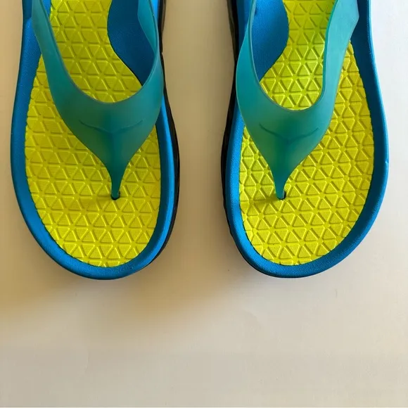 Hoka Blue Ora Flip Flop Recovery Thong Sandals