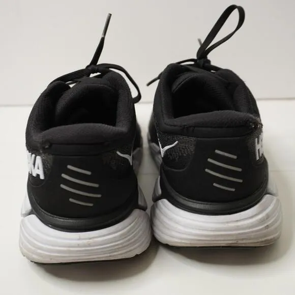 Hoka One Gaviota 4 Womens 8.5 D Wide Sneakers Shoes Walking Running Black FLAWS
