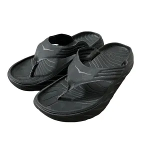 Hoka One One Black Gull Ora Recovery Flip Flop Sandals Thong Mens Size 11