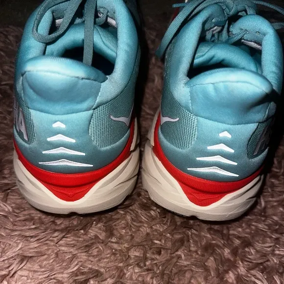 Hoka one one Clifton 8 Women's Blue Running Shoes 11B activewear Gym athletic