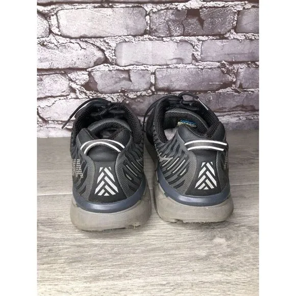Hoka One One Clifton 5 Black Synthetic Running Training Shoes Men Sz 11.5D US/46