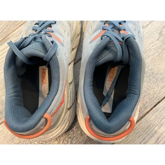 Hoka One One Gaviota 4‎ Running Shoes Womens size 8 B Blue Fog Sneakers Comfort