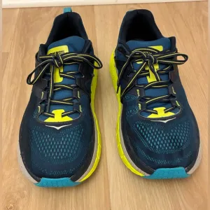 Hoka One One M Gaviota 2 Men's Blue and Yellow Running Shoes