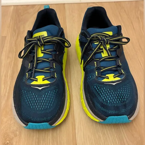 Hoka One One M Gaviota 2 Men's Blue and Yellow Running Shoes