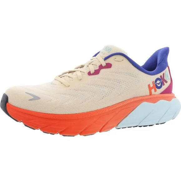 Hoka One One Mens Arahi 6 Pink Fitness Running &amp; Training Shoes Sneakers New
