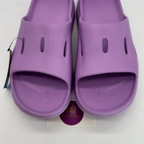 Hoka One One Men's Ora Recovery Slide 3 Comfort Sandals Violet Bloom Size 12