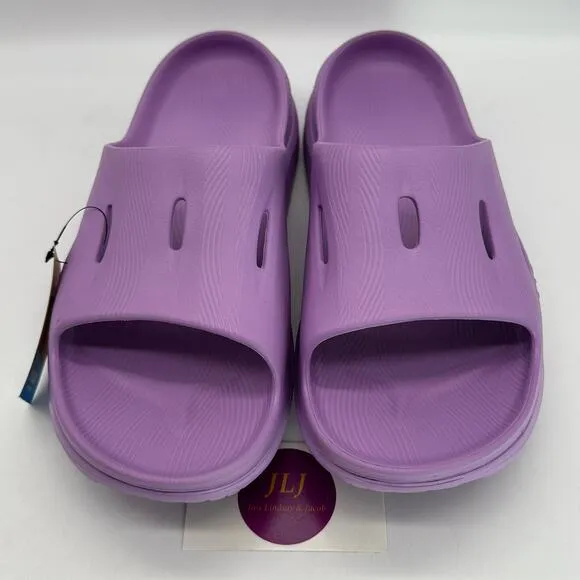 Hoka One One Men's Ora Recovery Slide 3 Comfort Sandals Violet Bloom Size 12