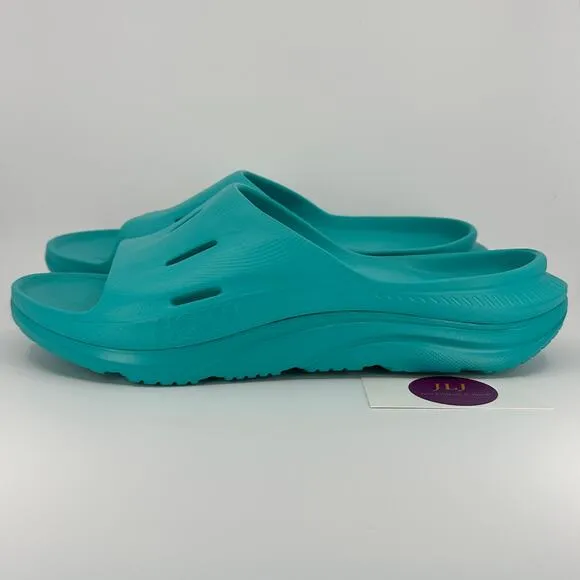 Hoka One One Men's Ora Recovery Slide 3 Slip On Comfort Sandals Ceramic Size 14