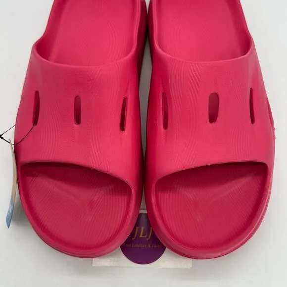 Hoka One One Mens Ora Recovery Slide 3 Slip On Comfort Sandals Raspberry Size 12