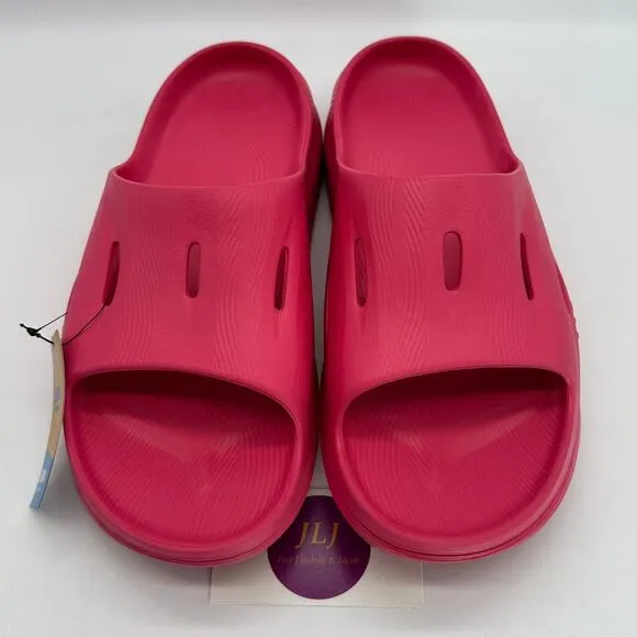 Hoka One One Mens Ora Recovery Slide 3 Slip On Comfort Sandals Raspberry Size 12