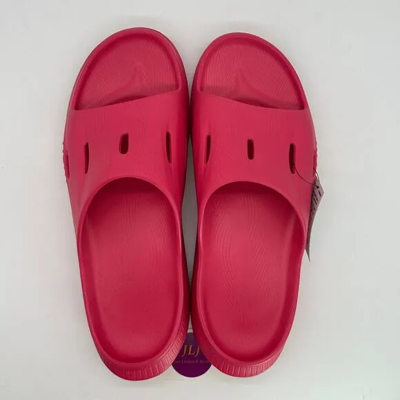 Hoka One One Mens Ora Recovery Slide 3 Slip On Comfort Sandals Raspberry Size 12