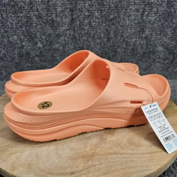 Hoka One One Ora Recovery Slide 3 Mens Size 12 Papaya Comfort Sandals