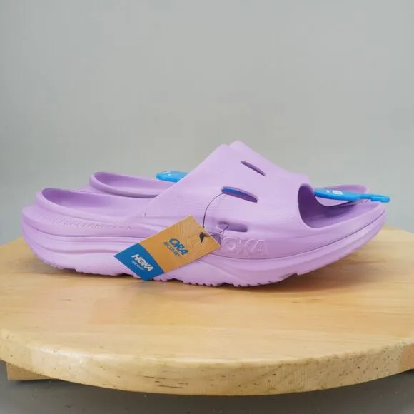 Hoka One One Ora Recovery Slide 3 Mens Size 13 Violet Bloom Purple Sandals NEW