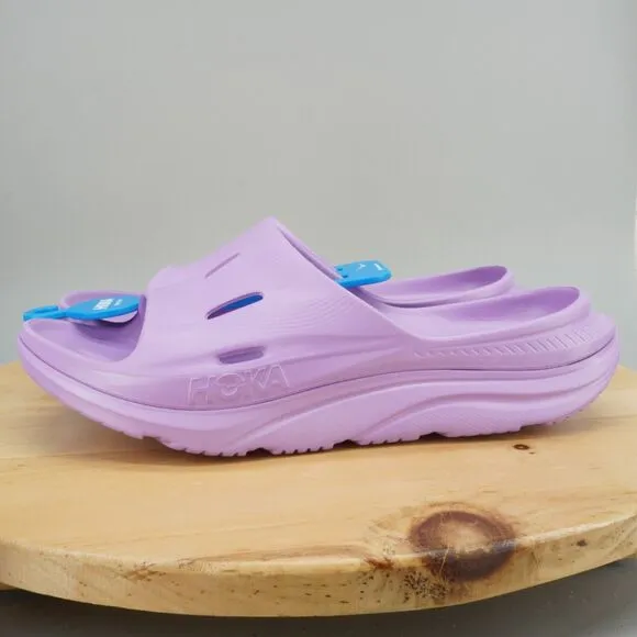 Hoka One One Ora Recovery Slide 3 Mens Size 13 Violet Bloom Purple Sandals NEW
