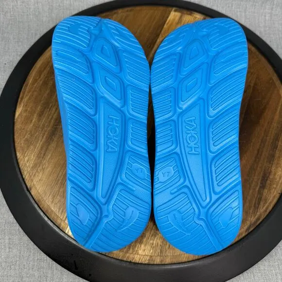 Hoka One One Ora Recovery Slide 3 Size 7Y Youth Blue Sandals