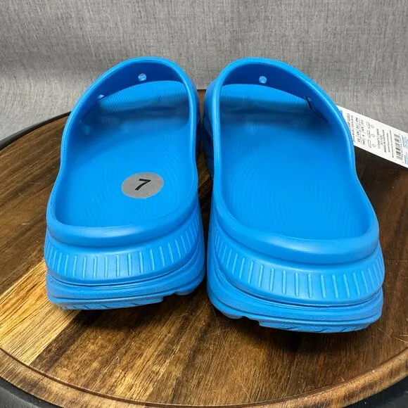 Hoka One One Ora Recovery Slide 3 Size 7Y Youth Blue Sandals