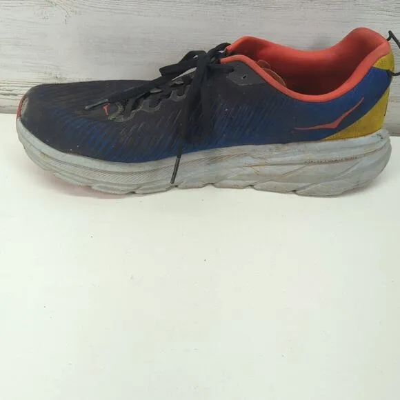 Hoka One One Rincon 3 Running Shoes Men’s Size 11.5 D Black Dazzling Blue used