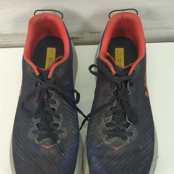Hoka One One Rincon 3 Running Shoes Men’s Size 11.5 D Black Dazzling Blue used
