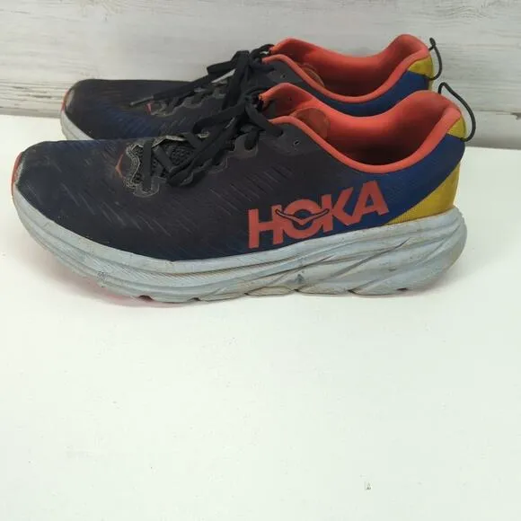 Hoka One One Rincon 3 Running Shoes Men’s Size 11.5 D Black Dazzling Blue used