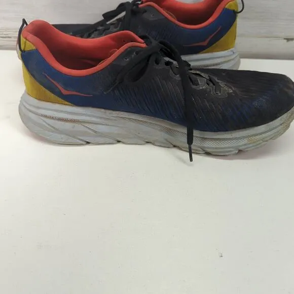 Hoka One One Rincon 3 Running Shoes Men’s Size 11.5 D Black Dazzling Blue used