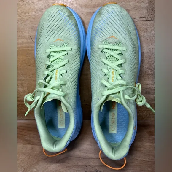 Hoka One One Rincon 3 Womens Size 9 Running Shoes Sneakers Butterfly Summer Song