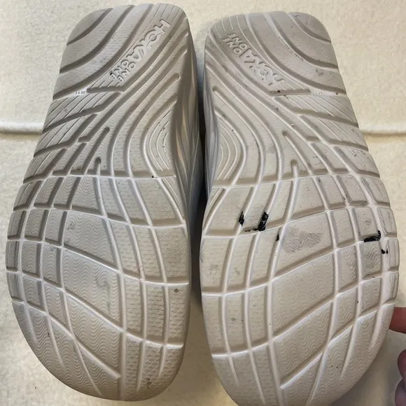 Hoka One One Sandals Gray ORA Recovery Slide Slip On Casual Comfort Mens Size 11