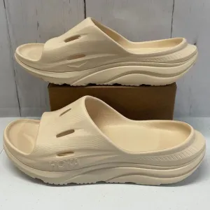 HOKA One One U ORA RECOVERY SLIDE 3 Unisex Mens 10/Womens 12 Vanilla Sandals