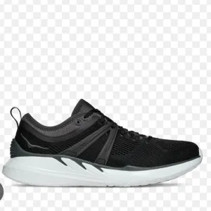 Hoka One One Ultra Marathon Cushioned Tivra Black Running Fitness Shoes Size 9