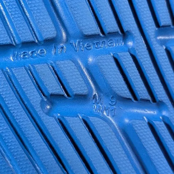 Hoka ORA Luxe Recovery Open Toe Slide Sandals Unisex M 9 W 11 Peach Impala Blue