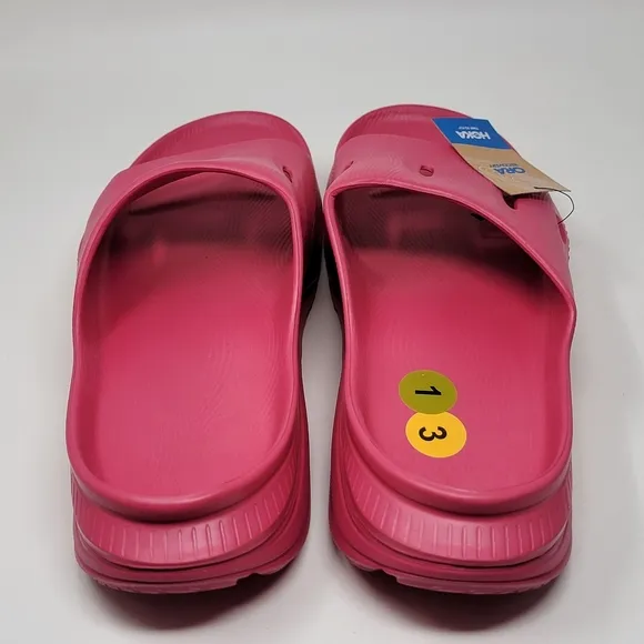 HOKA Ora Recovery 3 Slides Sandals Raspberry Pink 1135061 RRSP Men's Size 13 NWT