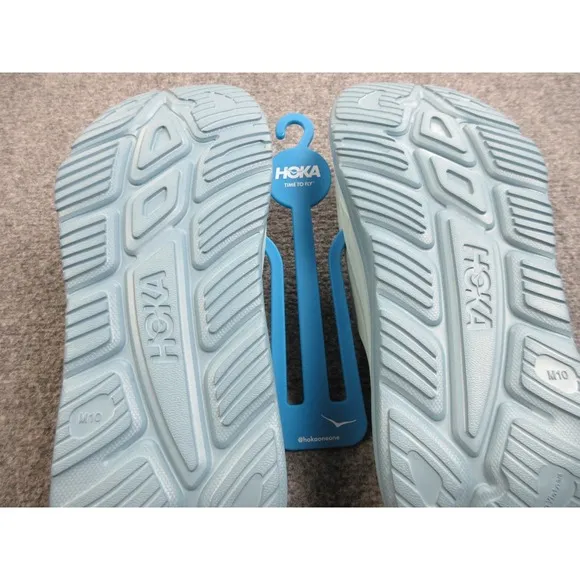 Hoka Ora Recovery Slide 3 Mens Size 10 Blue Rubber Slip On Sandals 1135061