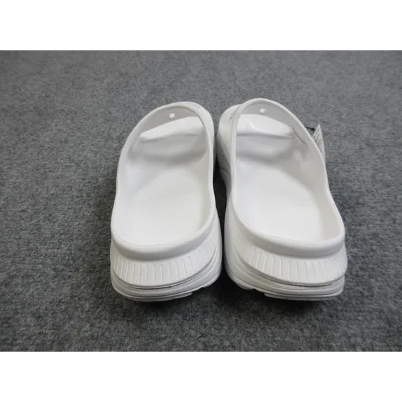 Hoka Ora Recovery Slide 3 Mens Size 10 White Rubber Slip On Sandals 1135061