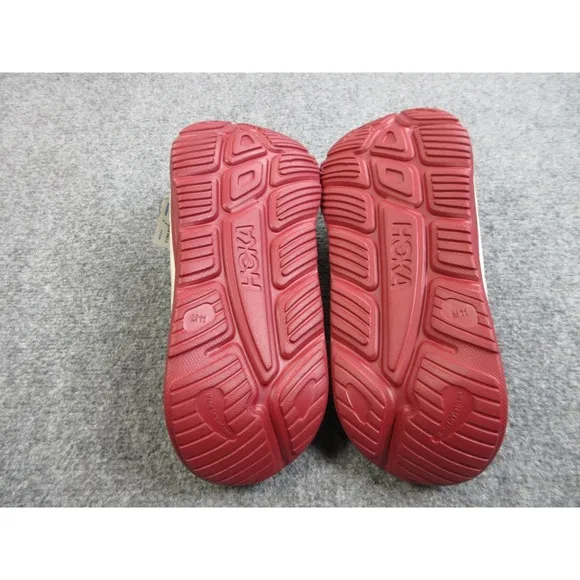 Hoka Ora Recovery Slide 3 Mens Size 11 Beige Eggnog Rust Rubber Slip On Sandals