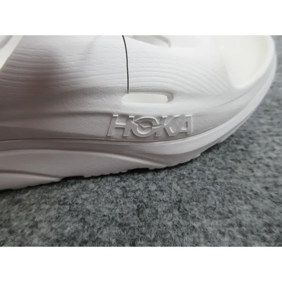 Hoka Ora Recovery Slide 3 Mens Size 9 White Rubber Slip On Sandals 1135061