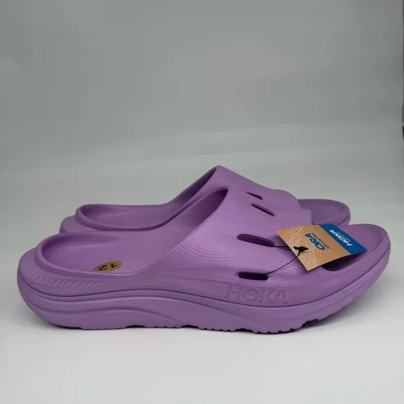 Hoka Ora Recovery Slide 3 Sandals FL1123H Violet Bloom Men’s Size 12
