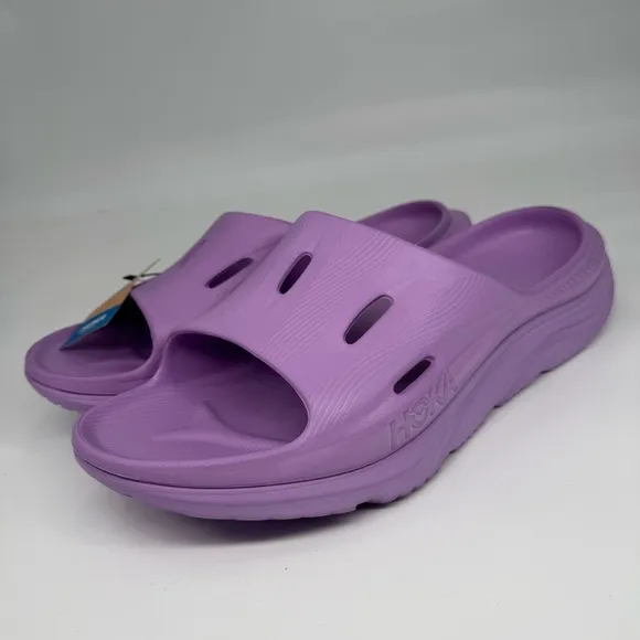 Hoka Ora Recovery Slide 3 Sandals FL1123H Violet Bloom Men’s Size 12