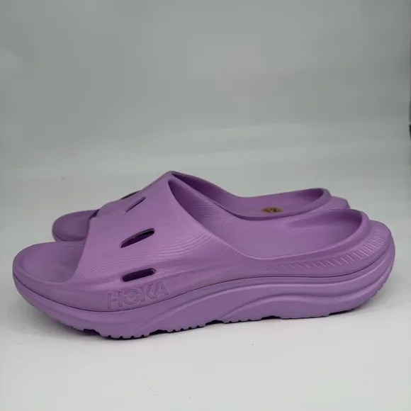 Hoka Ora Recovery Slide 3 Sandals FL1123H Violet Bloom Men’s Size 12