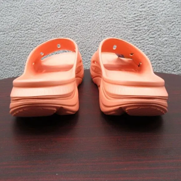 Hoka Ora Recovery Slide‎ 3 Sandals Mens 13 Papaya Peach Orange Summer