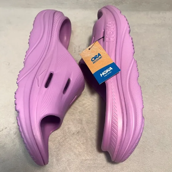 HOKA Ora Recovery  Slide  Sandals 3 Violet Bloom Purple Unisex Men's 11/Women 13