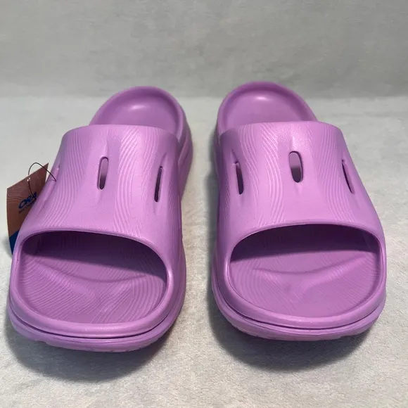 HOKA Ora Recovery  Slide  Sandals 3 Violet Bloom Purple Unisex Men's 11/Women 13