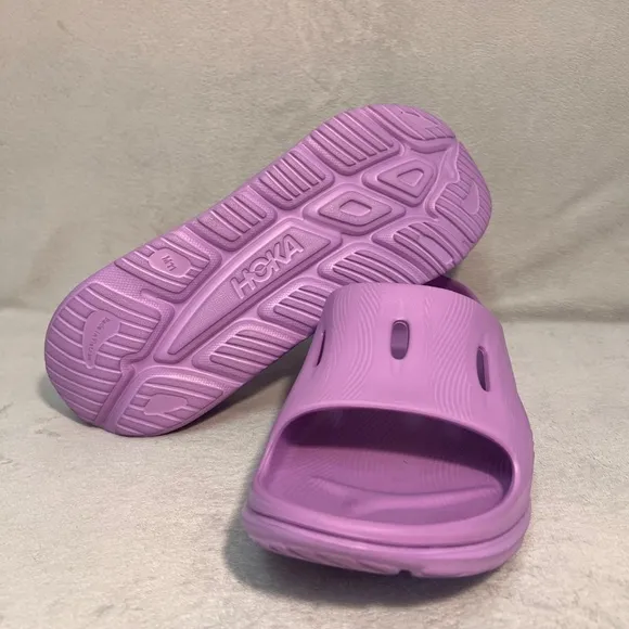 HOKA Ora Recovery  Slide  Sandals 3 Violet Bloom Purple Unisex Men's 11/Women 13