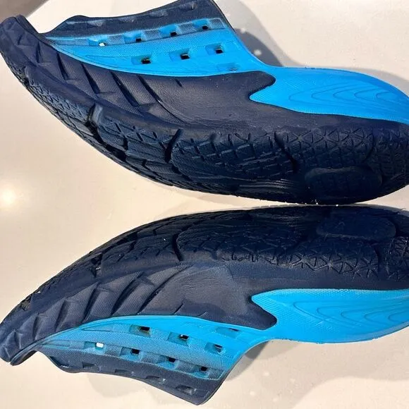 Hoka Blue Slide Sandals Ora Recovery Slide 7M 9W