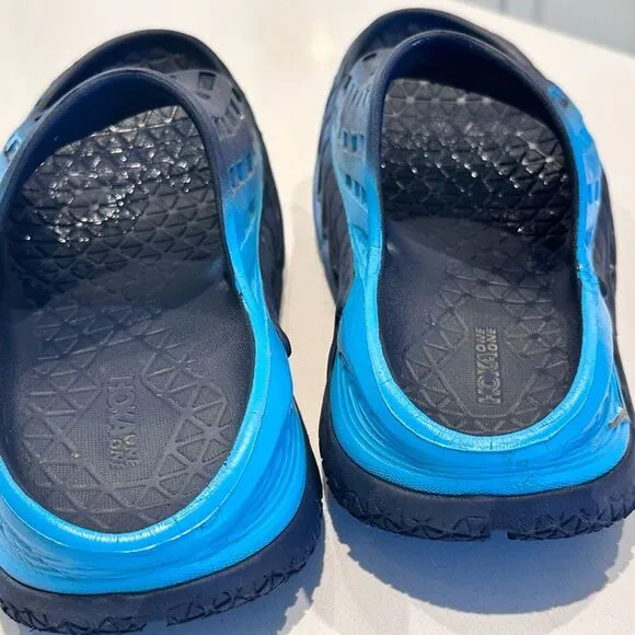 Hoka Blue Slide Sandals Ora Recovery Slide 7M 9W