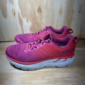 Hoka One One Clifton 6  Pink Running Shoes Women’s Size 10.5