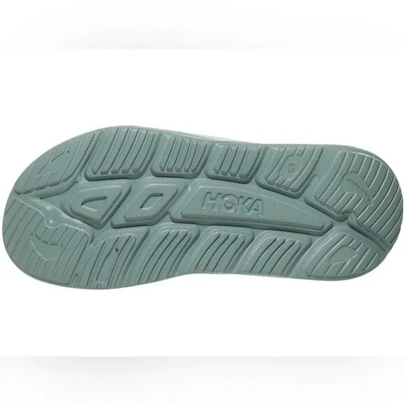 Hoka One One Ora Recovery Slide Mist Green Trellis Flip Flop Comfort Sandals